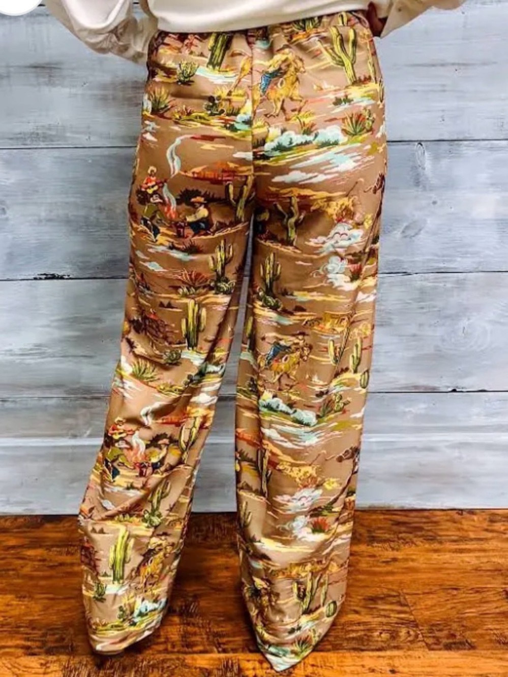 TURQUOISE HAVEN VINTAGE WESTERN TROUSER PANT - Picture 2 of 9